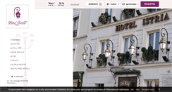 Desktop Screenshot of hotel-istria-paris.com
